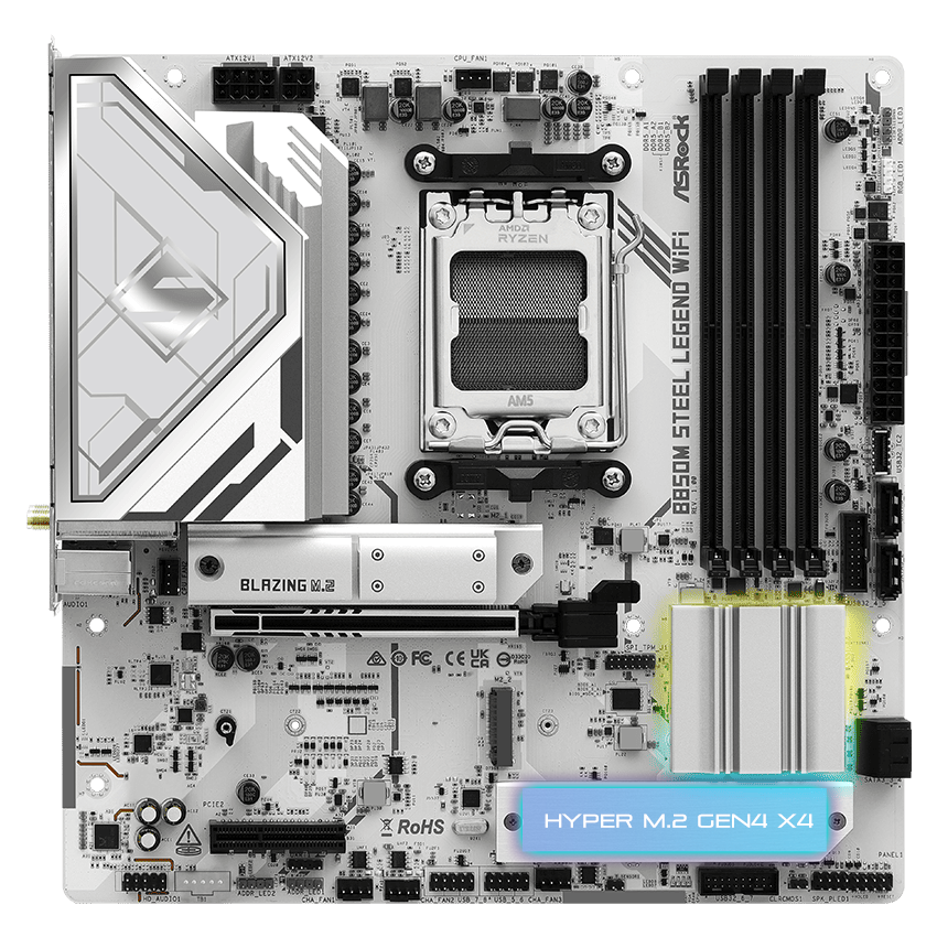 ASRock B850M Steel Legend WiFi Motherboard
